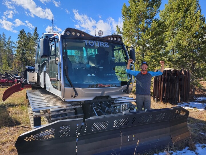 Snow Mountain Ranch's new snowcat